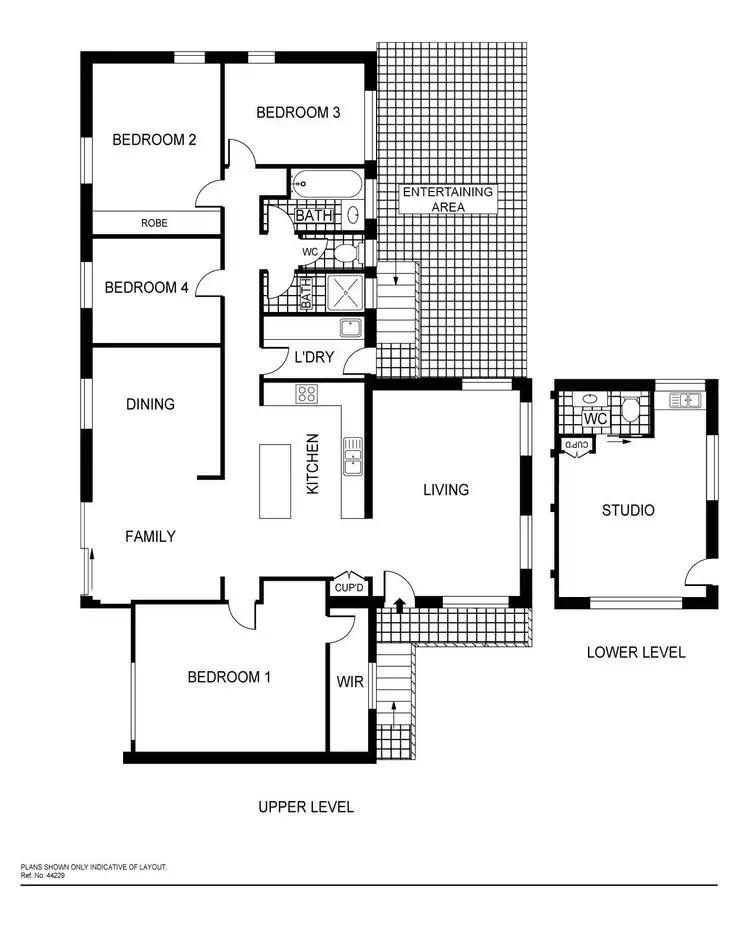 Floorplan of Homely house listing, 1 Tanda Place, Giralang ACT 2617