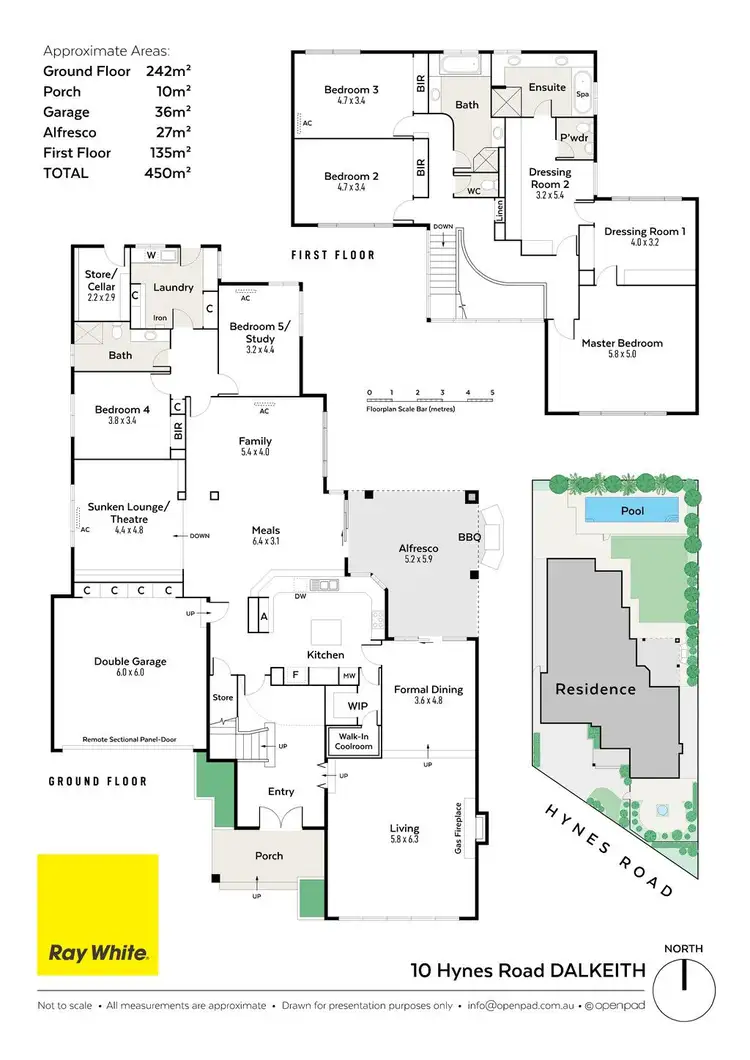 Floorplan of Homely house listing, 10 Hynes Road, Dalkeith WA 6009
