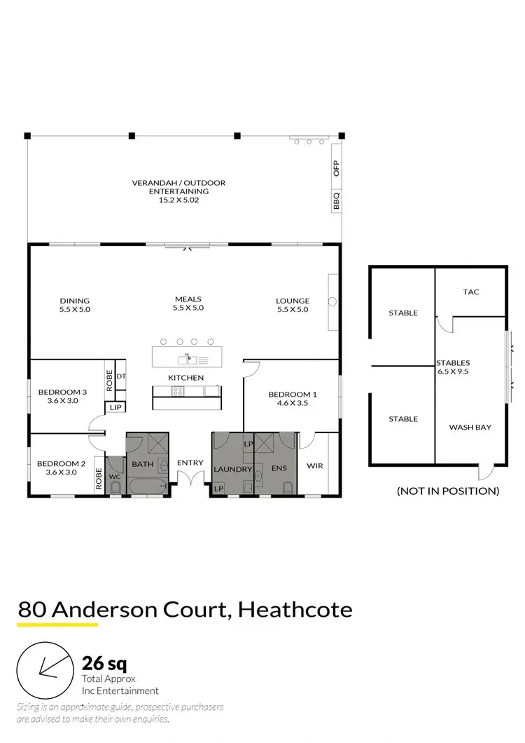 Floorplan of Homely house listing, 124 Dealba Road, Heathcote VIC 3523