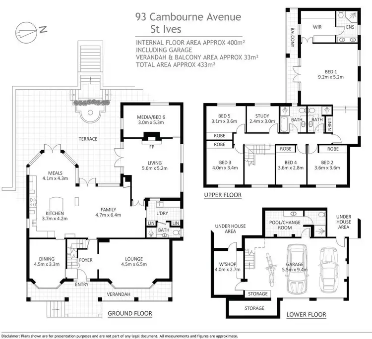 Floorplan of Homely house listing, 93 Cambourne Avenue, St Ives NSW 2075