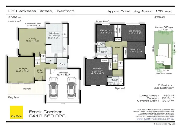Floorplan of Homely house listing, 25 Bahkeeta Street, Oxenford QLD 4210