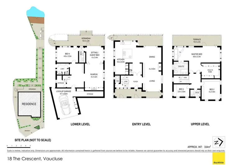 Floorplan of Homely house listing, 18 The Crescent, Vaucluse NSW 2030
