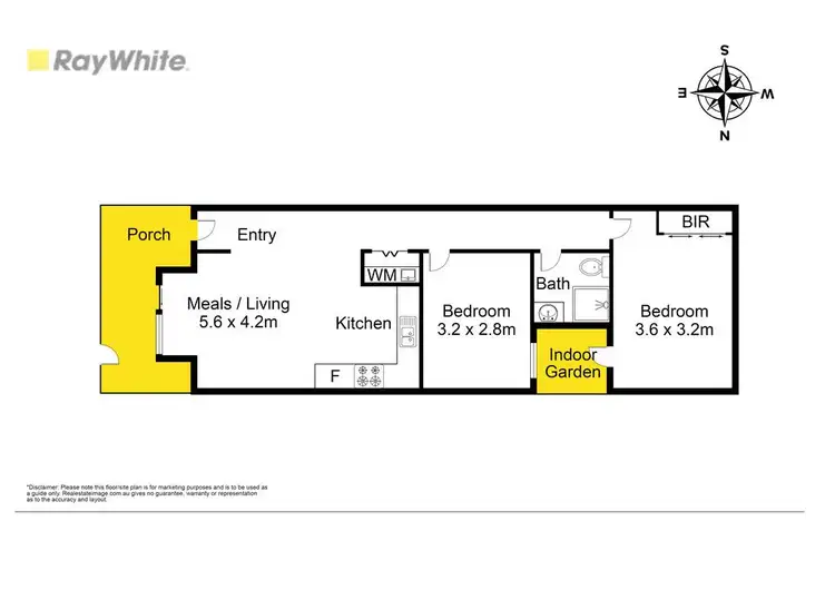 Floorplan of Homely unit listing, 2/307 High Street, Thomastown VIC 3074