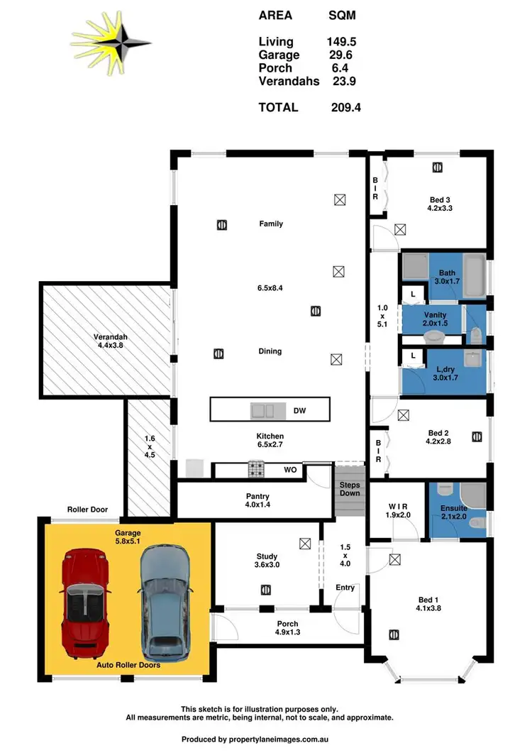 Floorplan of Homely house listing, 24 Goldfinch Way, Hewett SA 5118