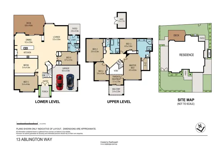 Floorplan of Homely house listing, 13 Ablington Way, Carindale QLD 4152