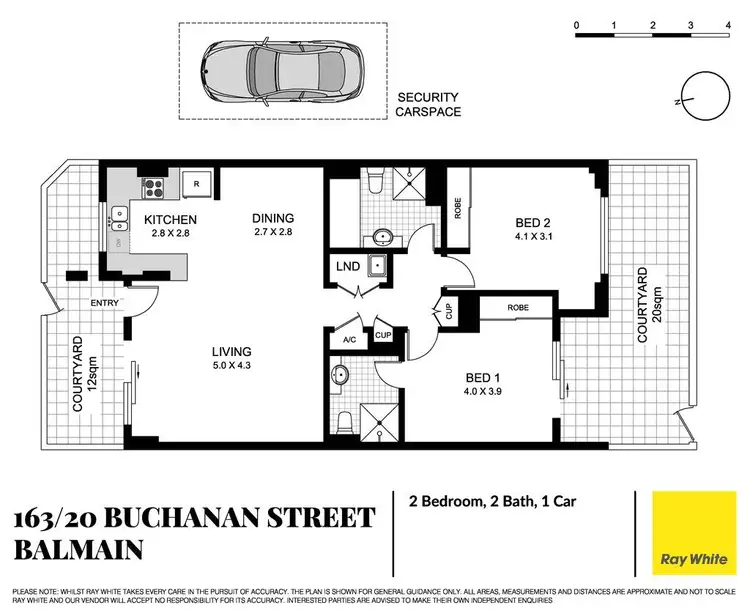 Floorplan of Homely apartment listing, 163/20 Buchanan Street, Balmain NSW 2041