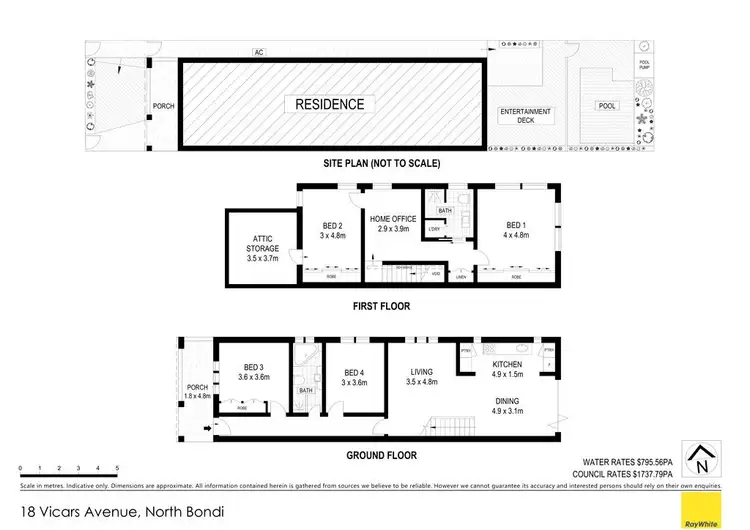 Floorplan of Homely house listing, 18 Vicars Avenue, North Bondi NSW 2026