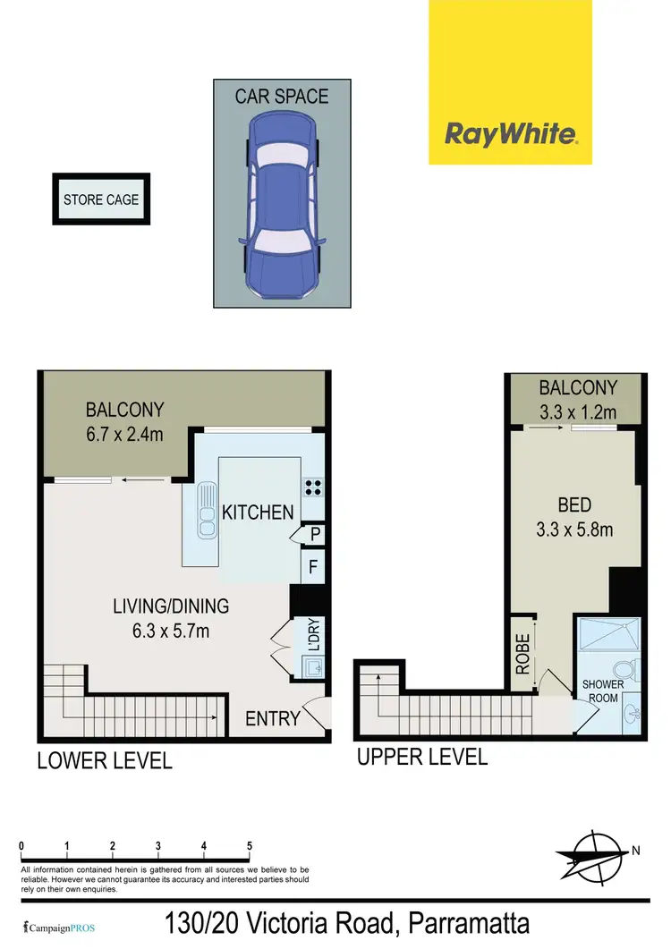 Floorplan of Homely apartment listing, 130/20 Victoria Road, Parramatta NSW 2150