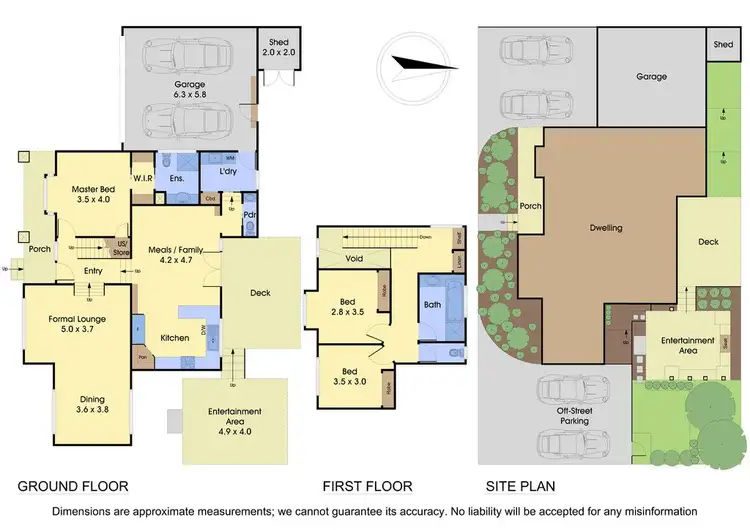 Floorplan of Homely townhouse listing, 3/59 Scott Street, Vermont VIC 3133