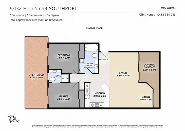 Floorplan of Homely apartment listing, 9/132 High Street, Southport QLD 4215