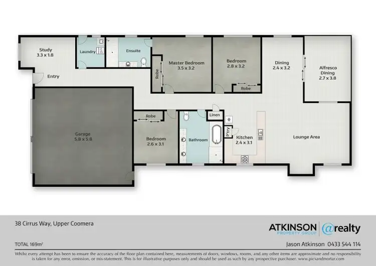 Floorplan of Homely house listing, 38 Cirrus Way, Coomera QLD 4209