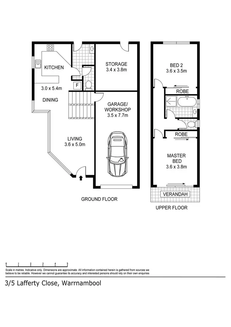 Floorplan of Homely house listing, 3/5 Lafferty Close, Warrnambool VIC 3280