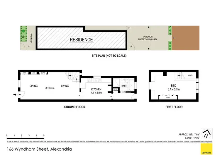 Floorplan of Homely house listing, 166 Wyndham Street, Alexandria NSW 2015