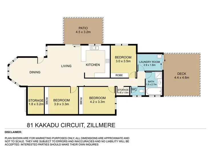Floorplan of Homely house listing, 81 Kakadu Circuit, Zillmere QLD 4034