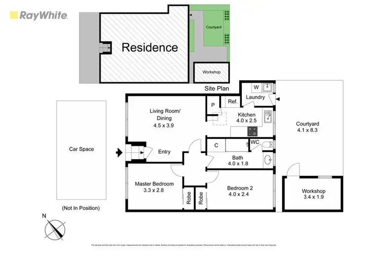Floorplan of Homely unit listing, 2/10 Argyle Street, Bentleigh East VIC 3165