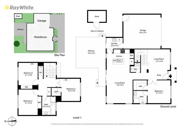 Floorplan of Homely townhouse listing, 2/17 Moorookyle Avenue, Hughesdale VIC 3166
