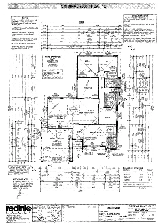 Floorplan of Homely house listing, 14 Ocean Drive, Port Denison WA 6525