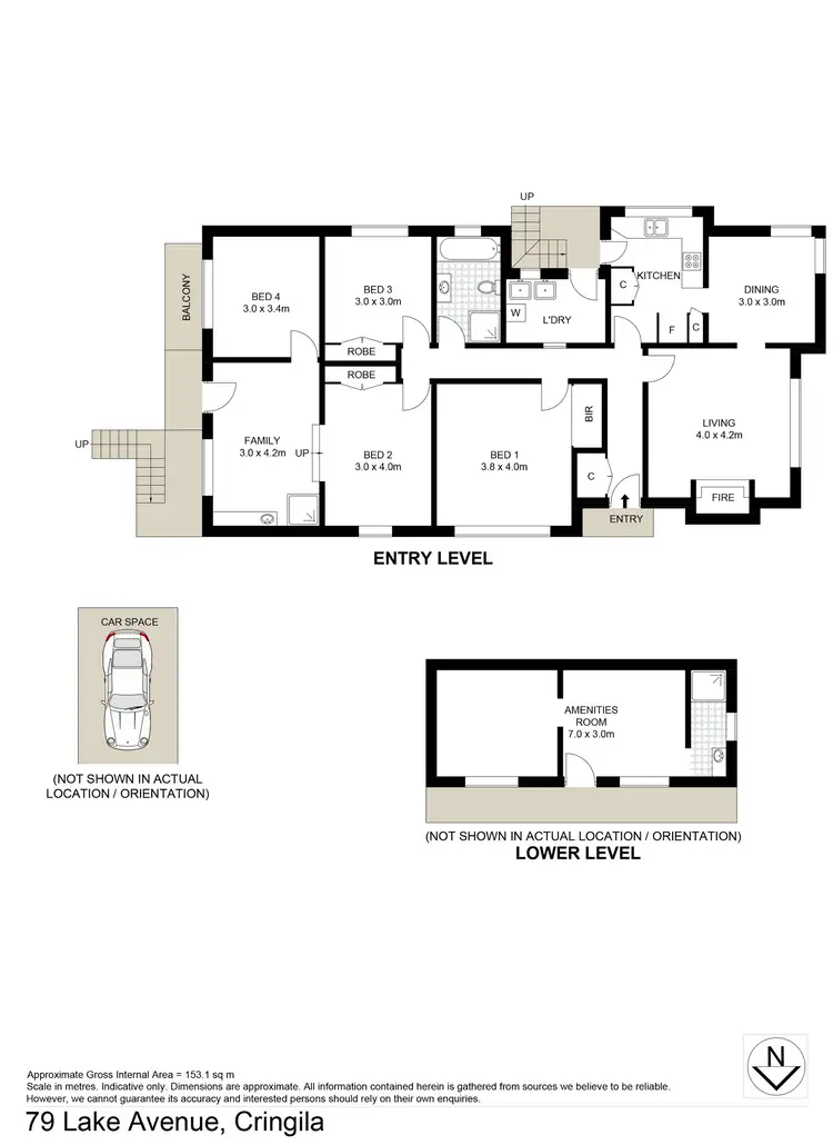 Floorplan of Homely house listing, 79 Lake Avenue, Cringila NSW 2502