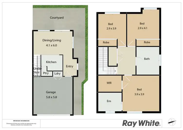 Floorplan of Homely townhouse listing, 40/9 Hutton Street, Charlestown NSW 2290