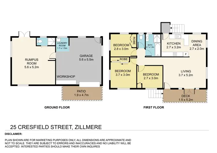 Floorplan of Homely house listing, 25 Cresfield Street, Zillmere QLD 4034