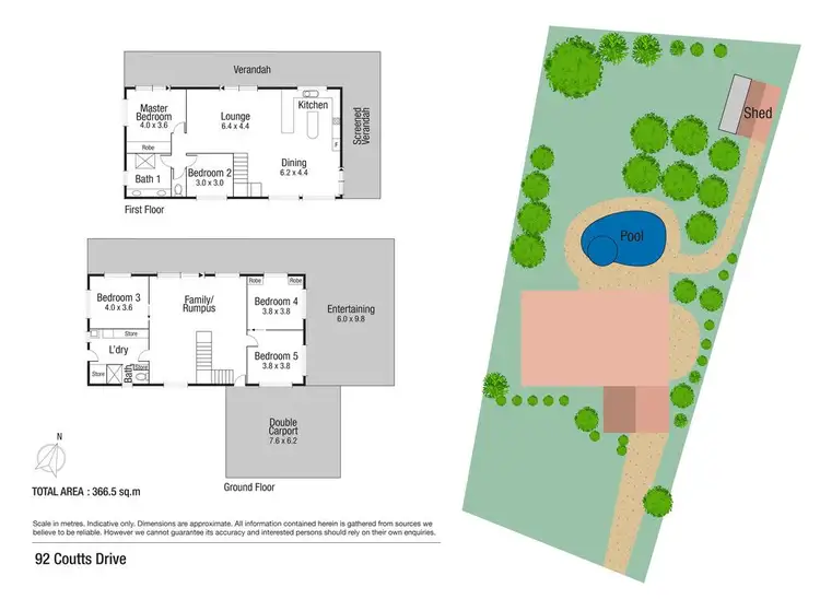 Floorplan of Homely house listing, 92 Coutts Drive, Bushland Beach QLD 4818