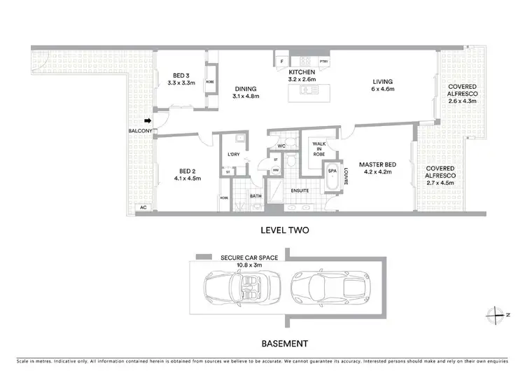 Floorplan of Homely unit listing, 45/1 Grenada Way, Kawana Island QLD 4575