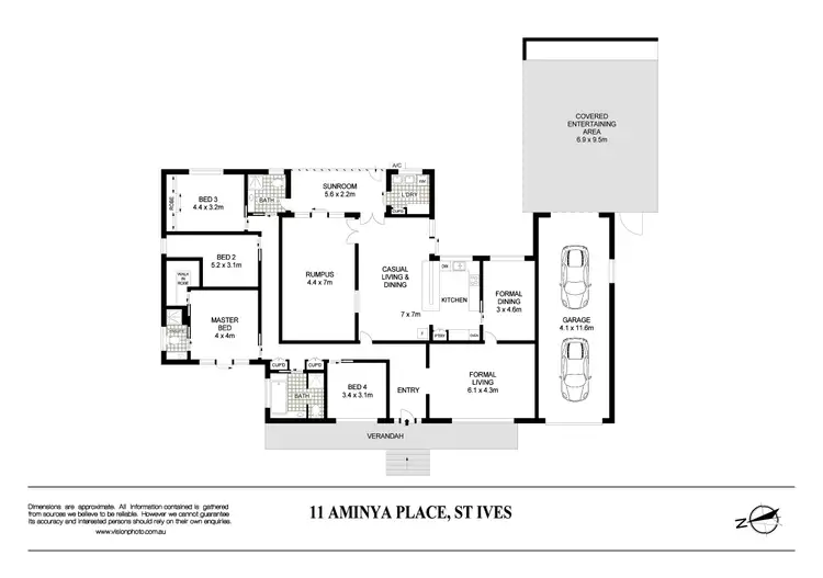 Floorplan of Homely house listing, 11 Aminya Place, St Ives NSW 2075