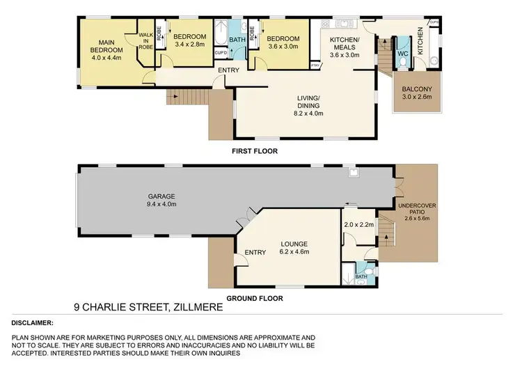 Floorplan of Homely house listing, 9 Charlie Street, Zillmere QLD 4034