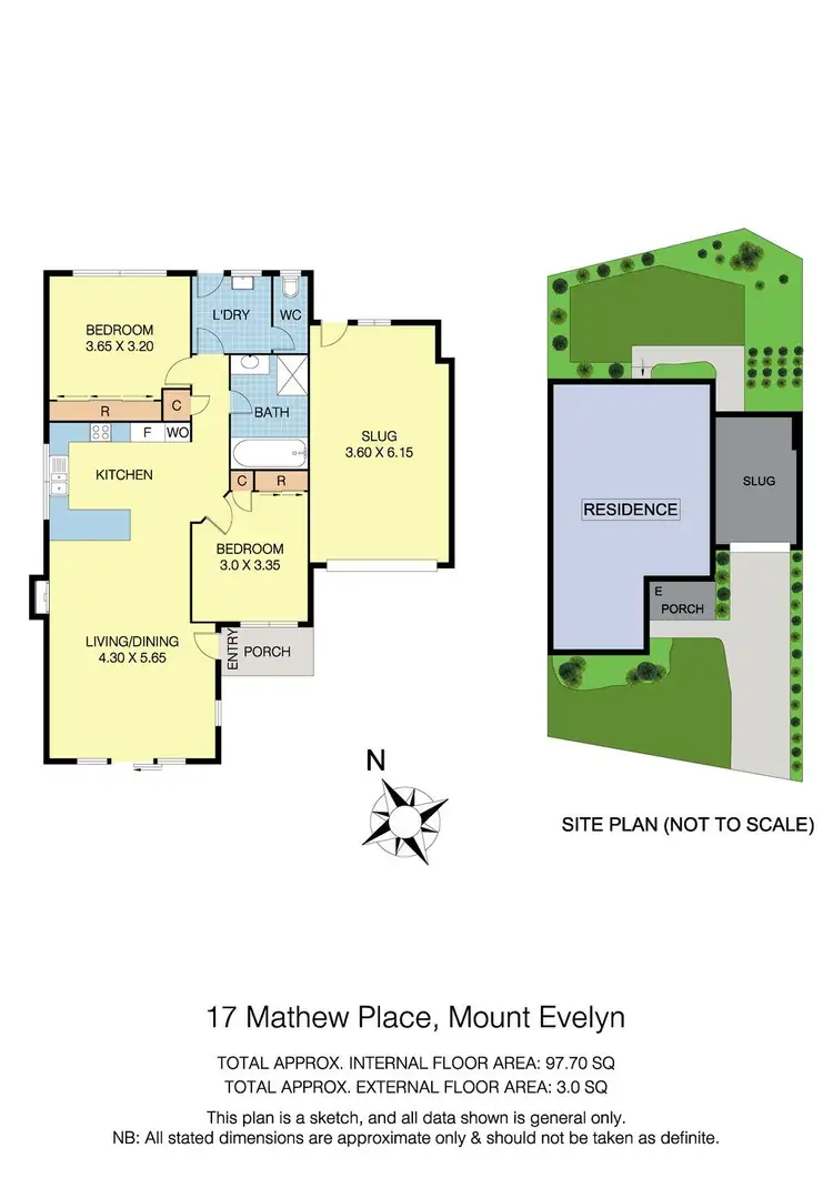 Floorplan of Homely unit listing, 17 Mathew Place, Mount Evelyn VIC 3796