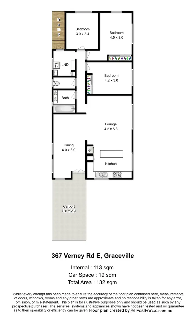 Floorplan of Homely house listing, 367 Verney Road East, Graceville QLD 4075