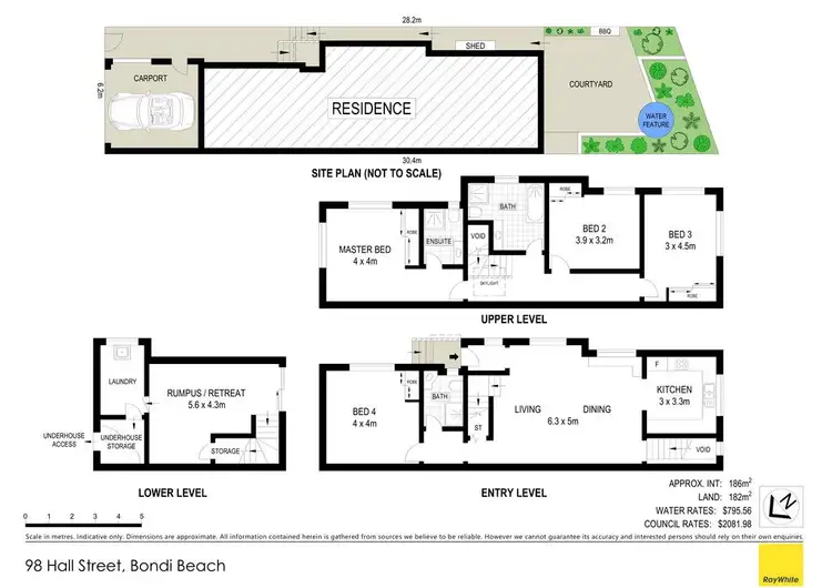Floorplan of Homely house listing, 98 Hall Street, Bondi Beach NSW 2026