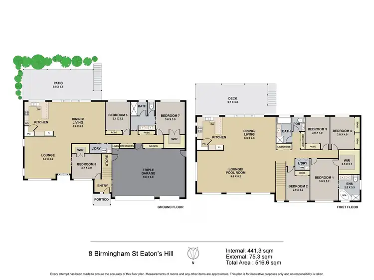 Floorplan of Homely house listing, 8 Birmingham Street, Eatons Hill QLD 4037