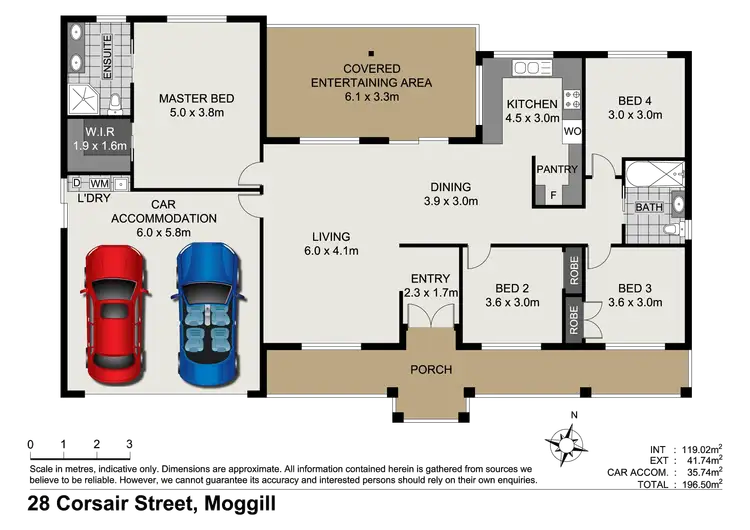Floorplan of Homely house listing, 28 Corsair Street, Moggill QLD 4070