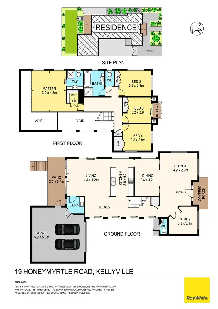 Floorplan of Homely house listing, 19 Honeymyrtle Road, Kellyville NSW 2155