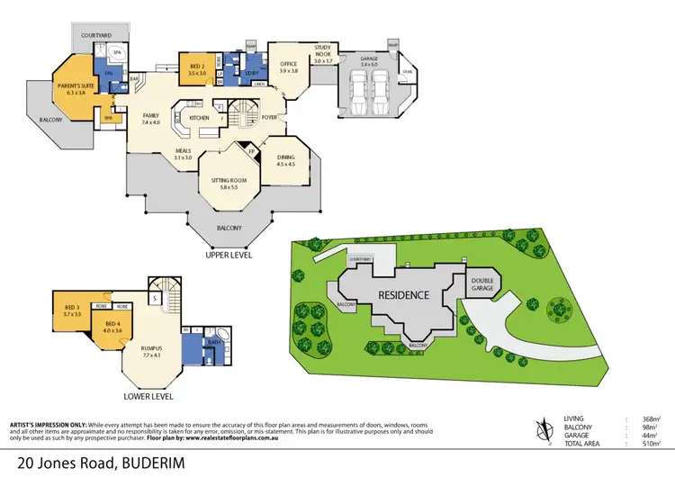 Floorplan of Homely house listing, 20-22 Jones Road, Buderim QLD 4556