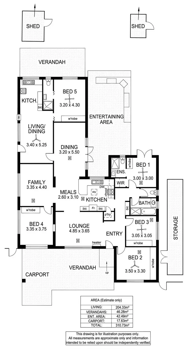 Floorplan of Homely house listing, 19 Range Road, Paradise SA 5075