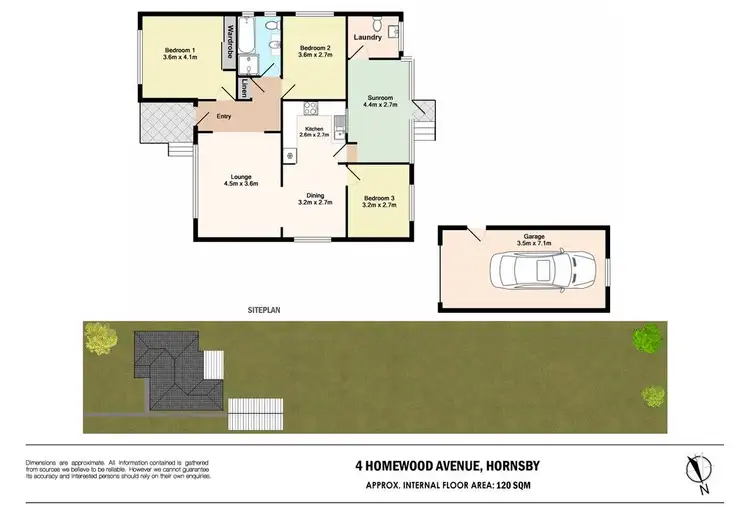Floorplan of Homely house listing, 4 Homewood Avenue, Hornsby NSW 2077