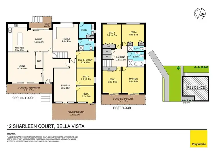 Floorplan of Homely house listing, 12 Sharleen Court, Bella Vista NSW 2153