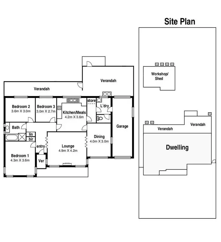 Floorplan of Homely house listing, 1075 High Street, Reservoir VIC 3073
