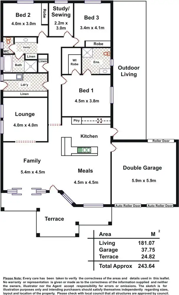 Floorplan of Homely house listing, 41 Pommern Way, Wallaroo SA 5556