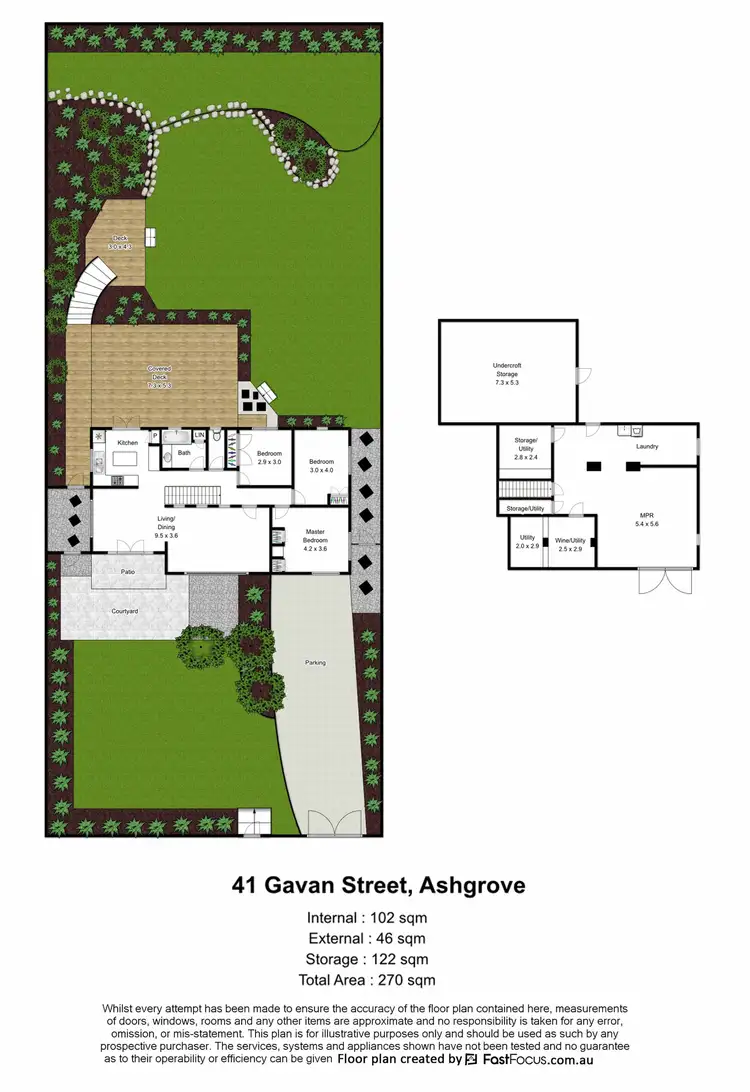 Floorplan of Homely house listing, 41 Gavan Street, Ashgrove QLD 4060
