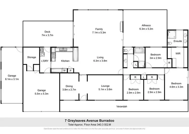 Floorplan of Homely house listing, 7 Greyleaves Avenue, Burradoo NSW 2576