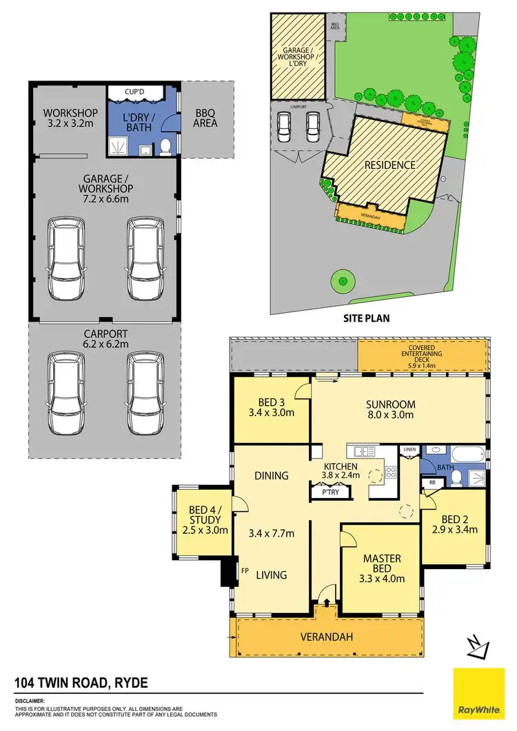 Floorplan of Homely house listing, 104 Twin Road, North Ryde NSW 2113