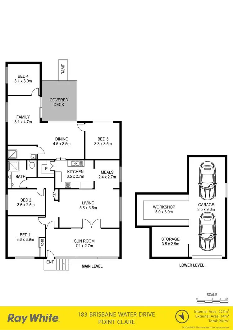 Floorplan of Homely house listing, 183 Brisbane Water Drive, Point Clare NSW 2250