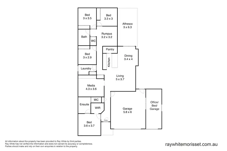 Floorplan of Homely house listing, 21 Wattlebird Avenue, Cooranbong NSW 2265
