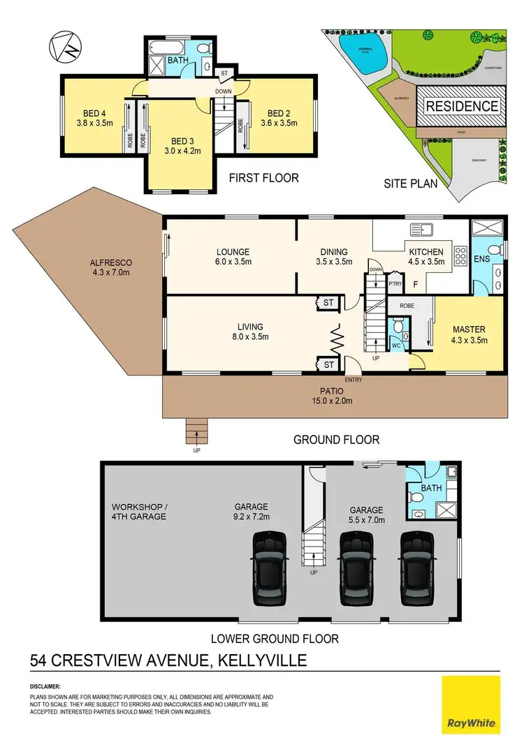 Floorplan of Homely house listing, 54 Crestview Avenue, Kellyville NSW 2155