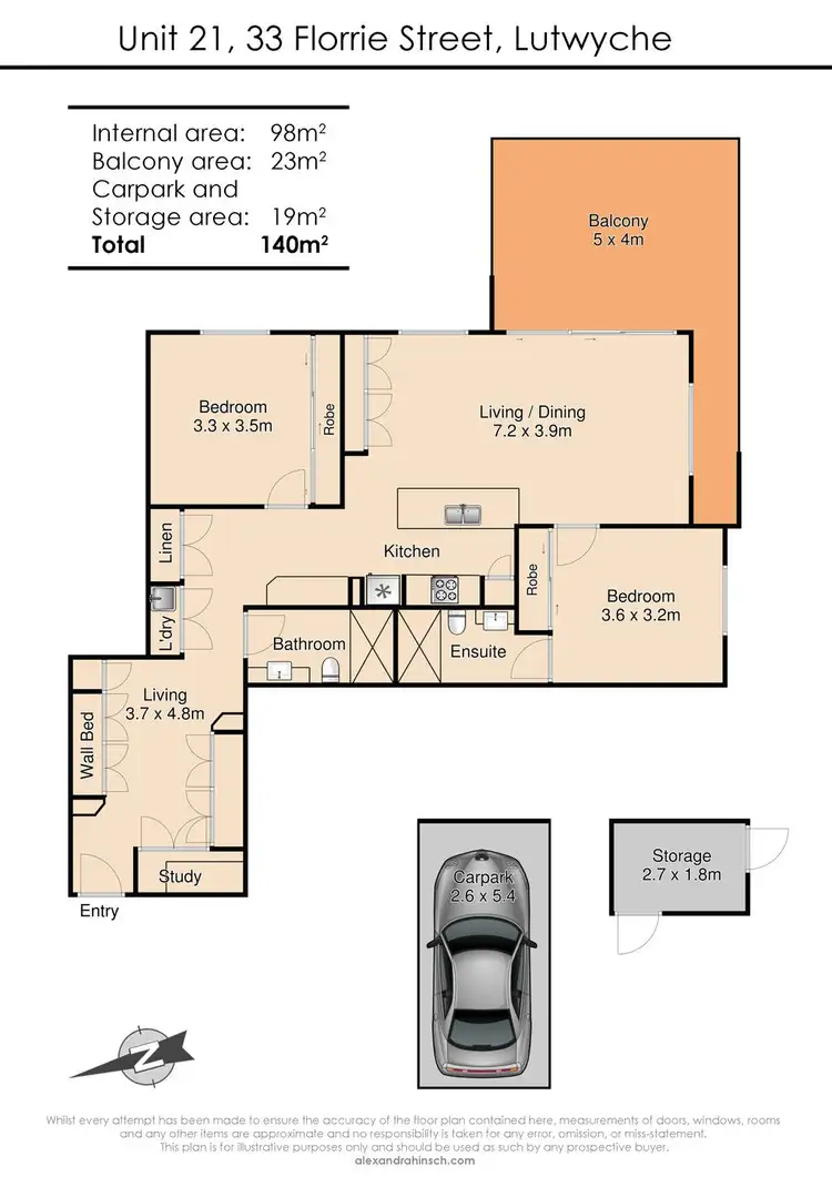 Floorplan of Homely unit listing, 21/33 Florrie Street, Lutwyche QLD 4030
