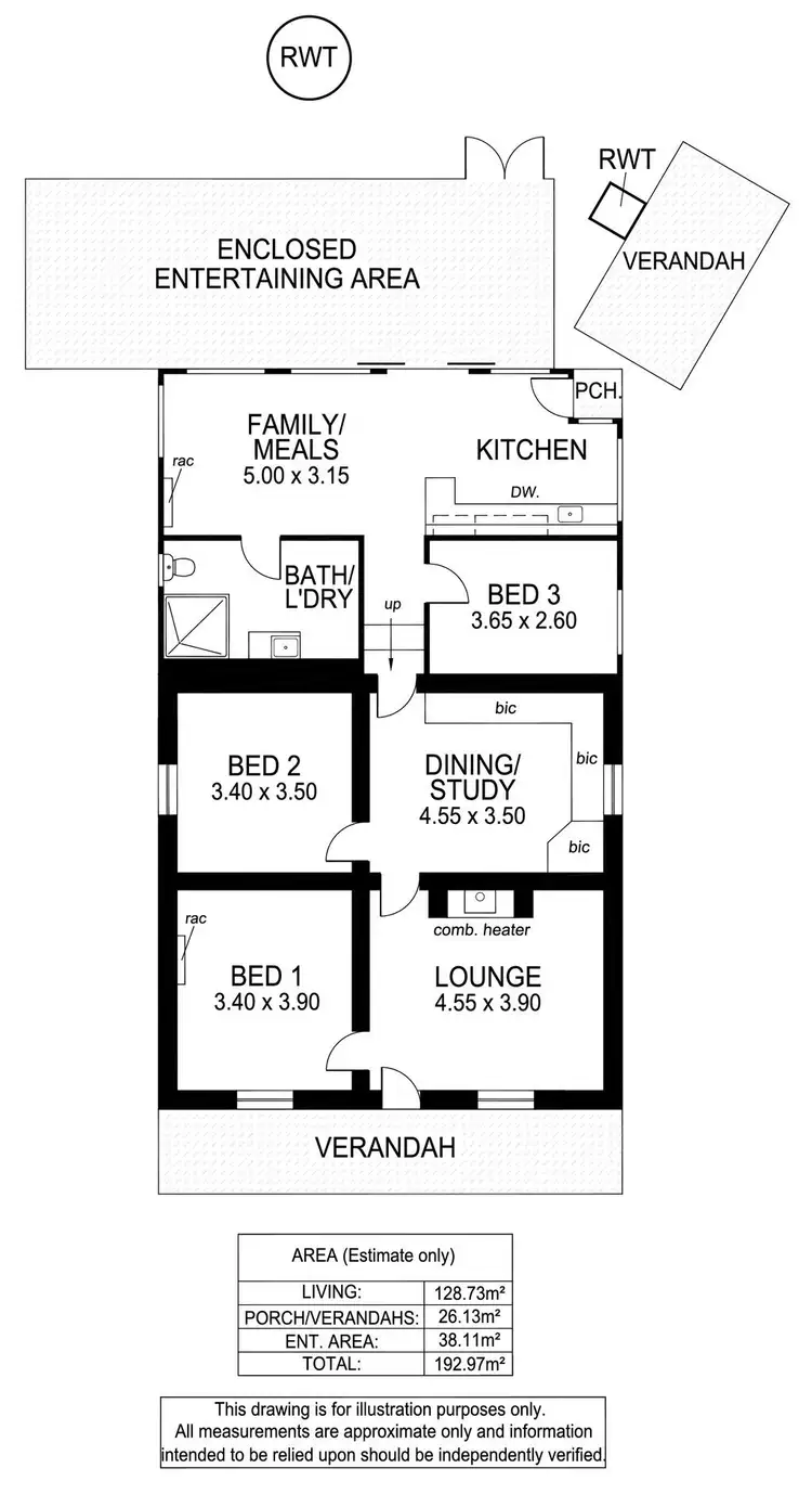 Floorplan of Homely house listing, 1803 Hindmarsh Tiers Road, Myponga SA 5202