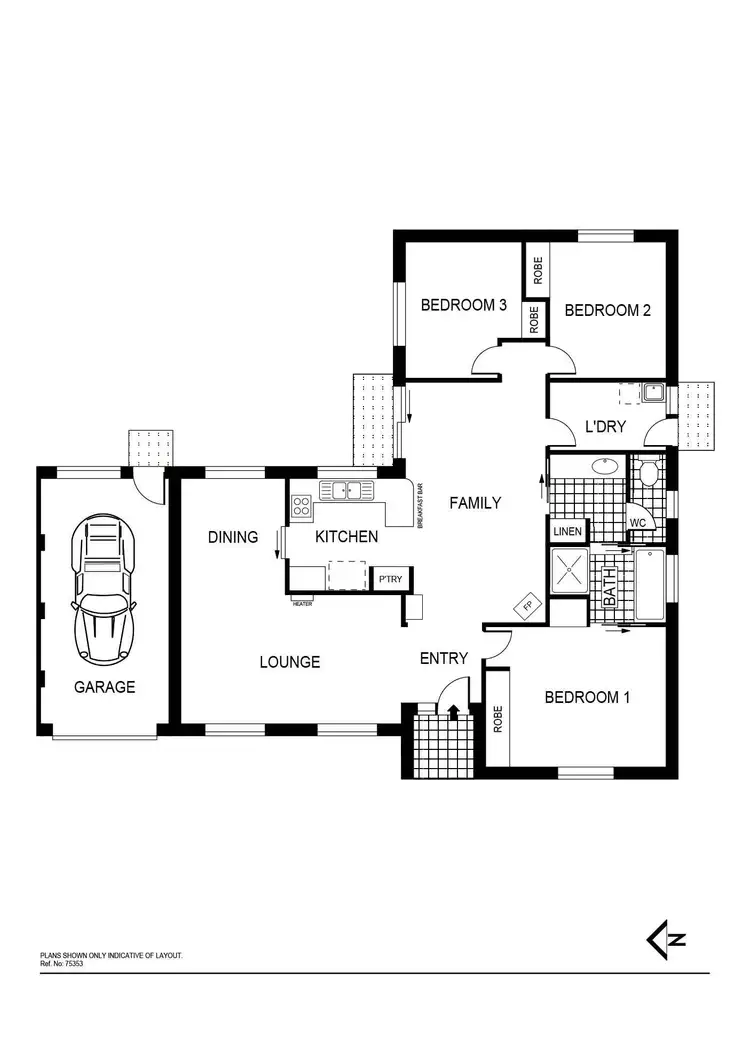 Floorplan of Homely house listing, 127 Ratcliffe Crescent, Florey ACT 2615