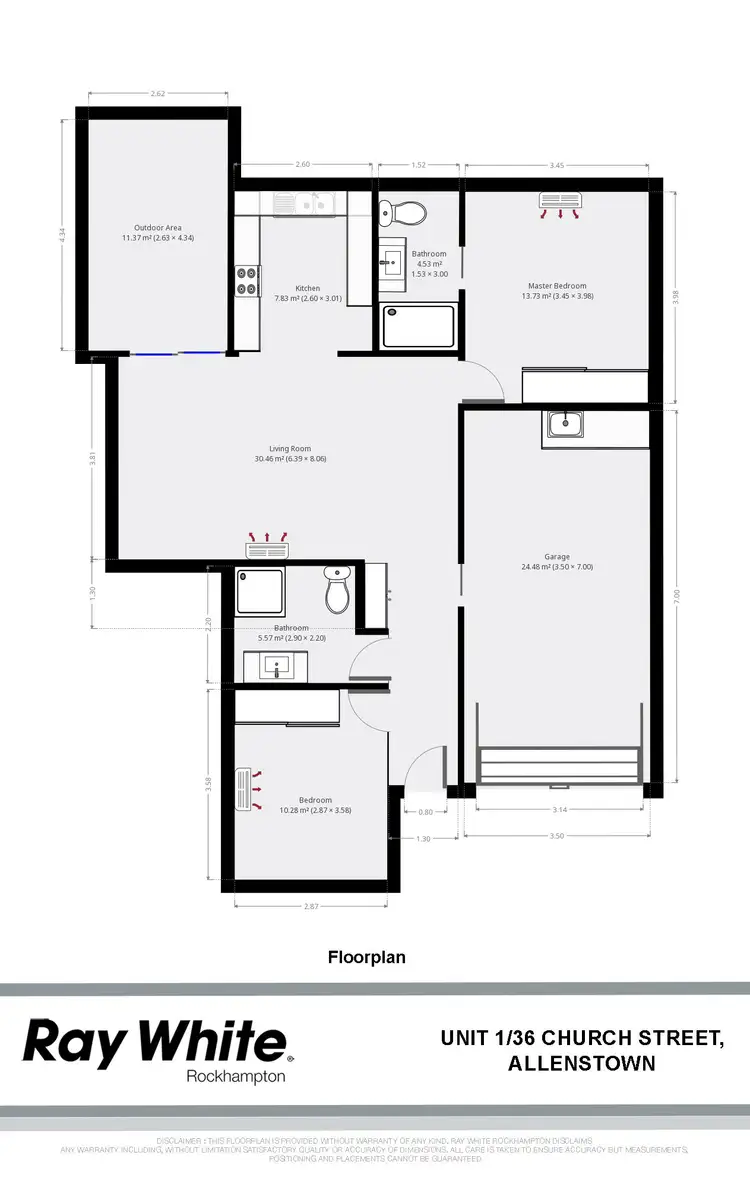 Floorplan of Homely house listing, 1/36 Church Street, Allenstown QLD 4700